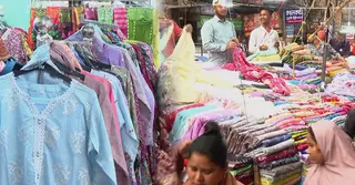 রাজধানীর বাজারে ঈদের আমেজ, দামের চাপে ক্রেতাদের দীর্ঘশ্বাস